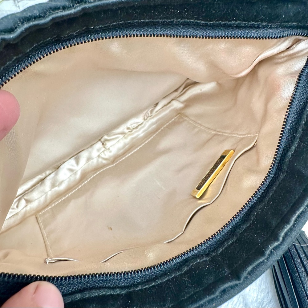 FENDI black crossbody or shoulder bag quilted soft cloth! So cute. “GREAT!” - Picture 12 of 16